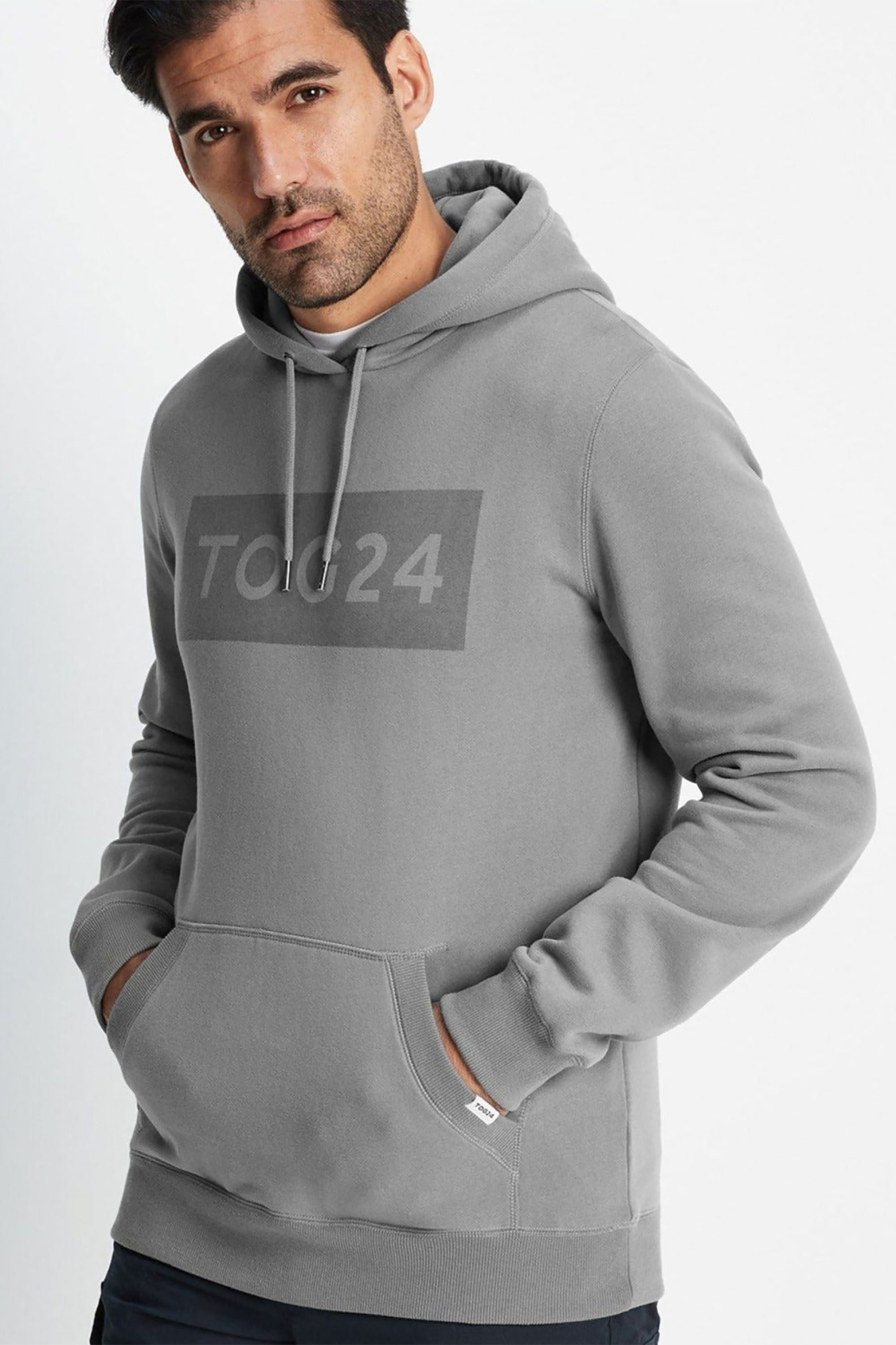 Tog24 Mens Barron Hoody Grey - Size: Medium
