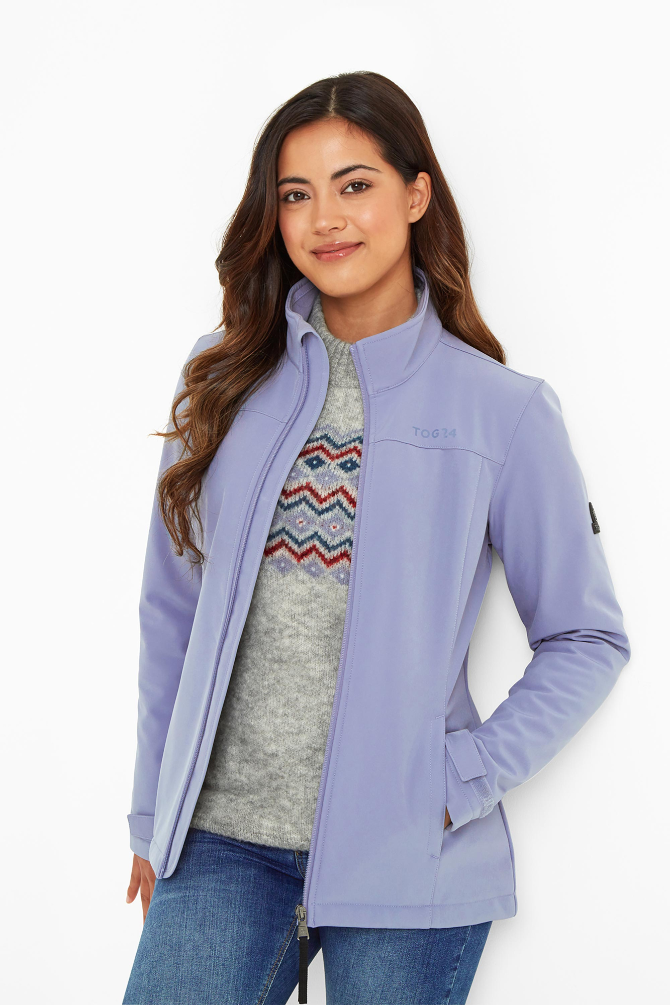 Tog24 Womens Keld Softshell Jacket Blue - Size: 10