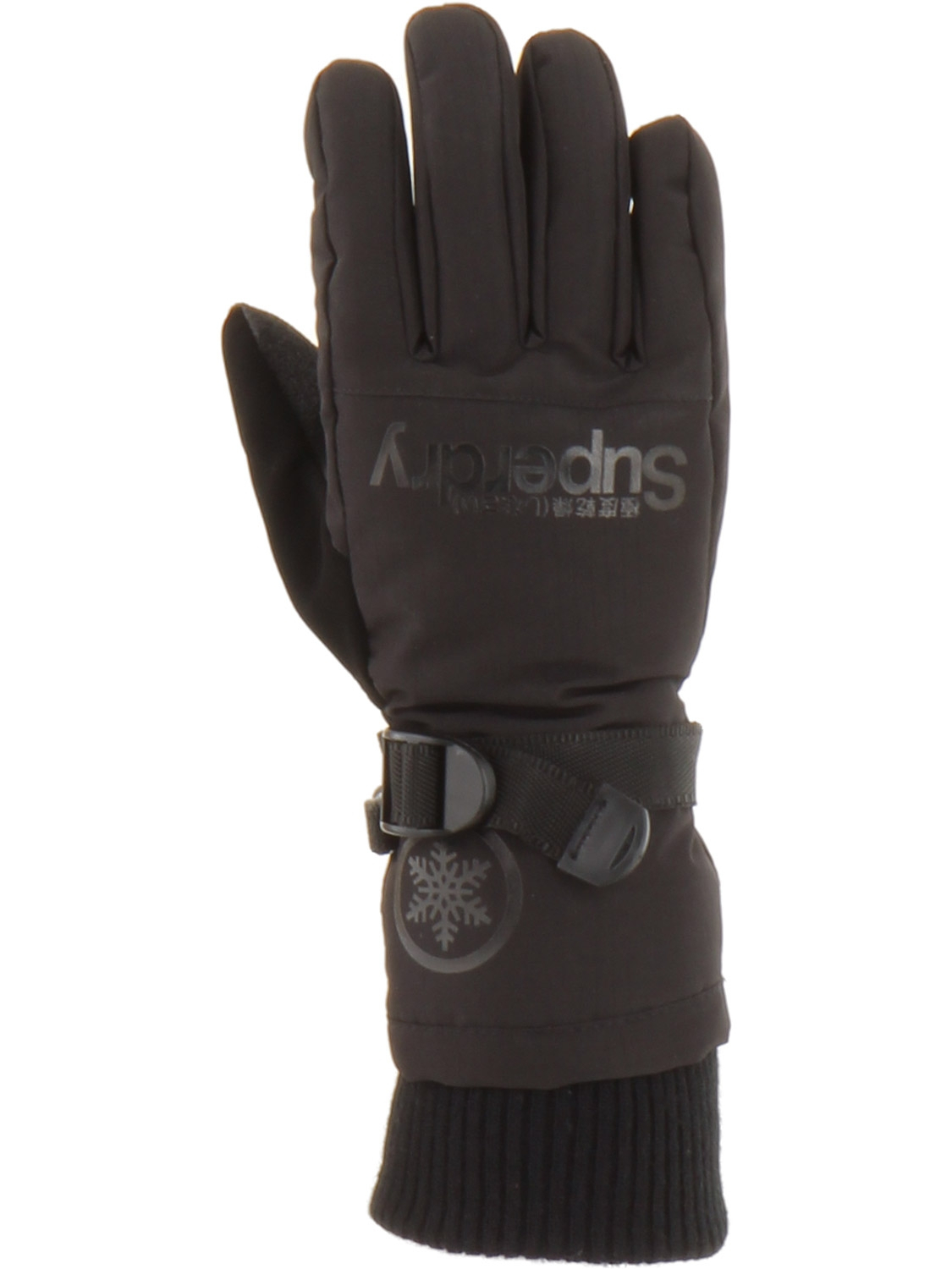 Superdry Womens Ultimate Snow Service Glove Black - Size: 10-12