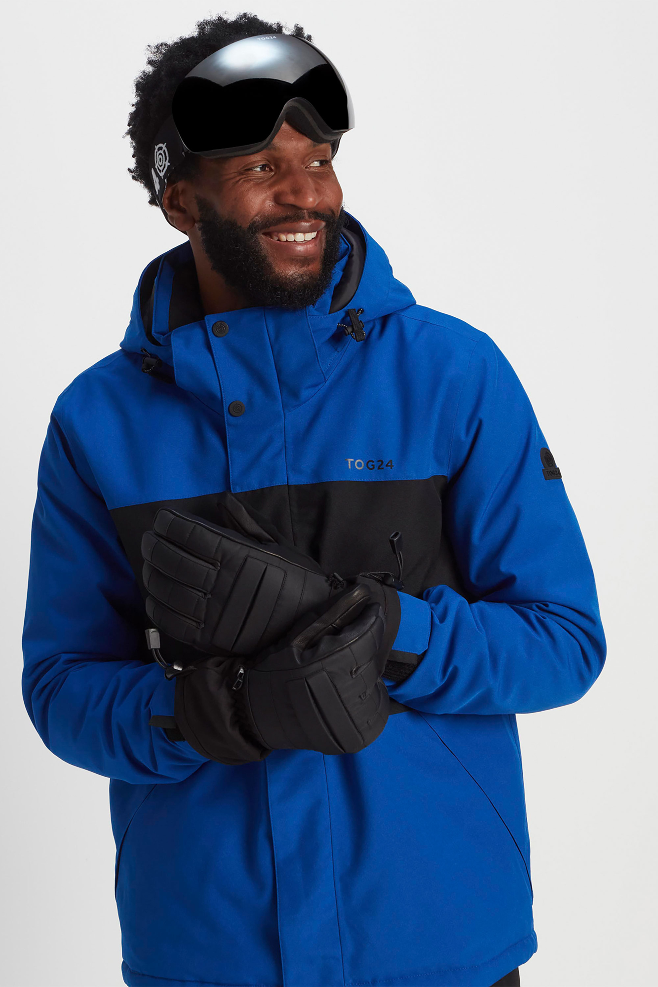 Tog24 Unisex Conquer Ski Gloves Black - Size: Small