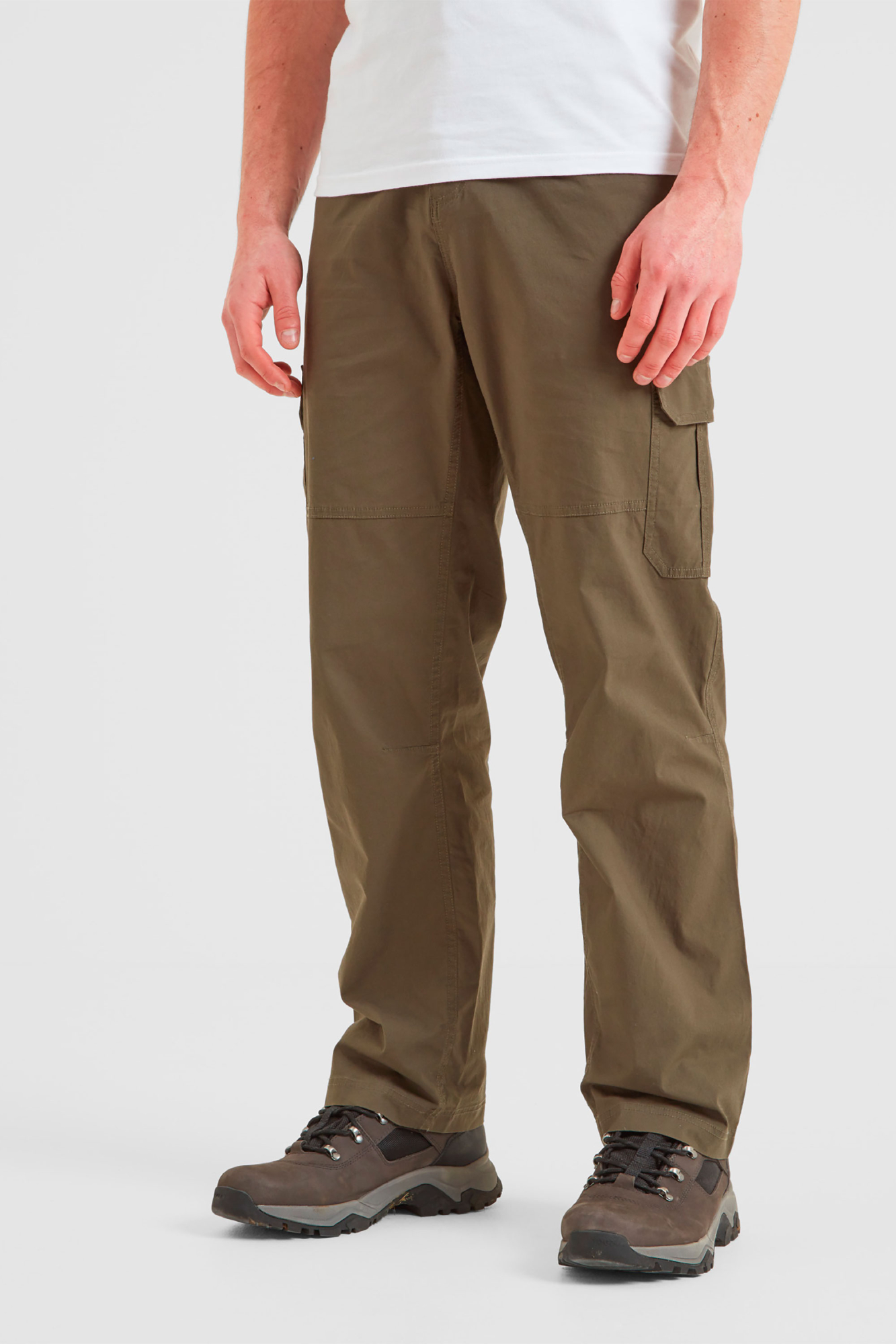 Tog24 Mens Dibden Cargo Trousers Green - Size: 34L