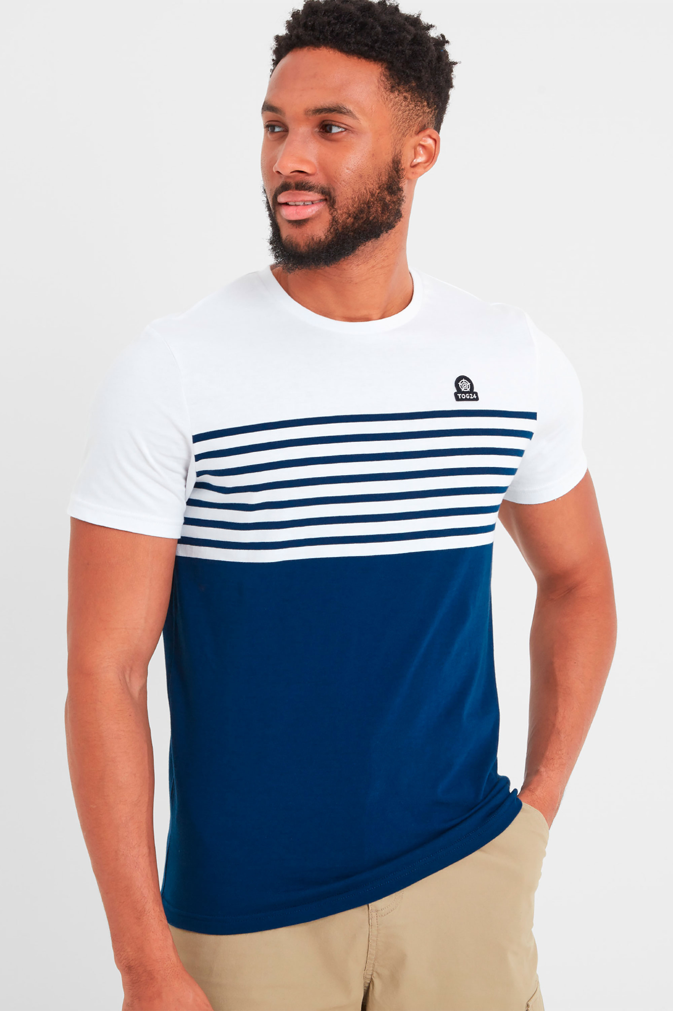 Tog24 Mens Drayton T-shirt  Blue - Size: 2XL
