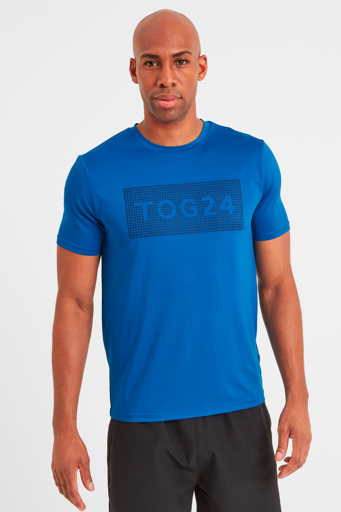 Tog24 Mens Drebley Tech T-Shirt Blue - Size: 2XL