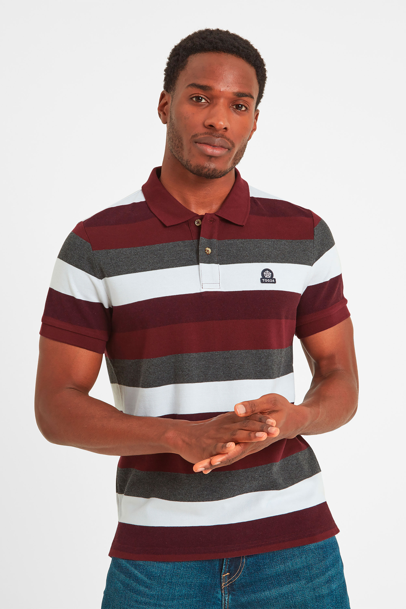 Tog24 Mens Flaxby Polo Red - Size: XL