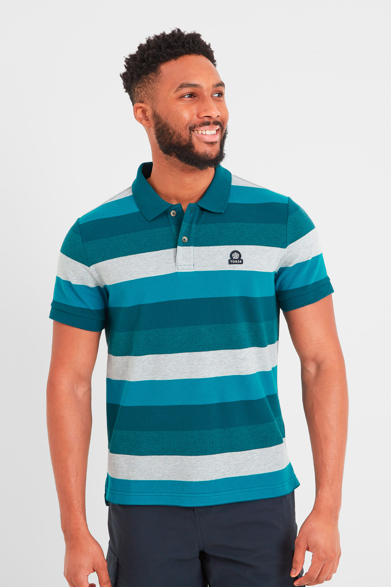 Tog24 Mens Flaxby Polo Blue - Size: 3XL
