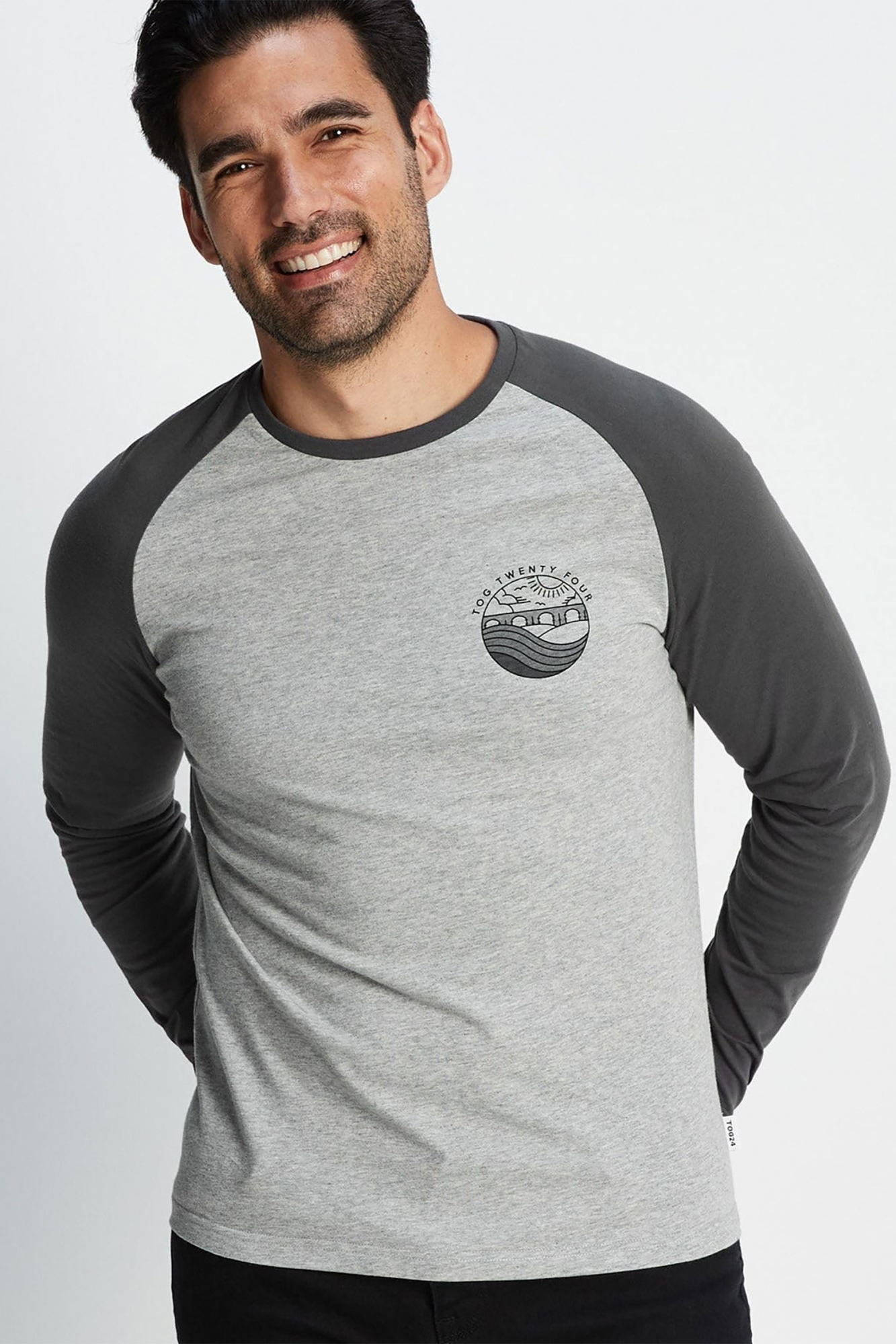 Tog24 Mens Fristan Long Sleeve T-shirt Grey - Size: 3XL