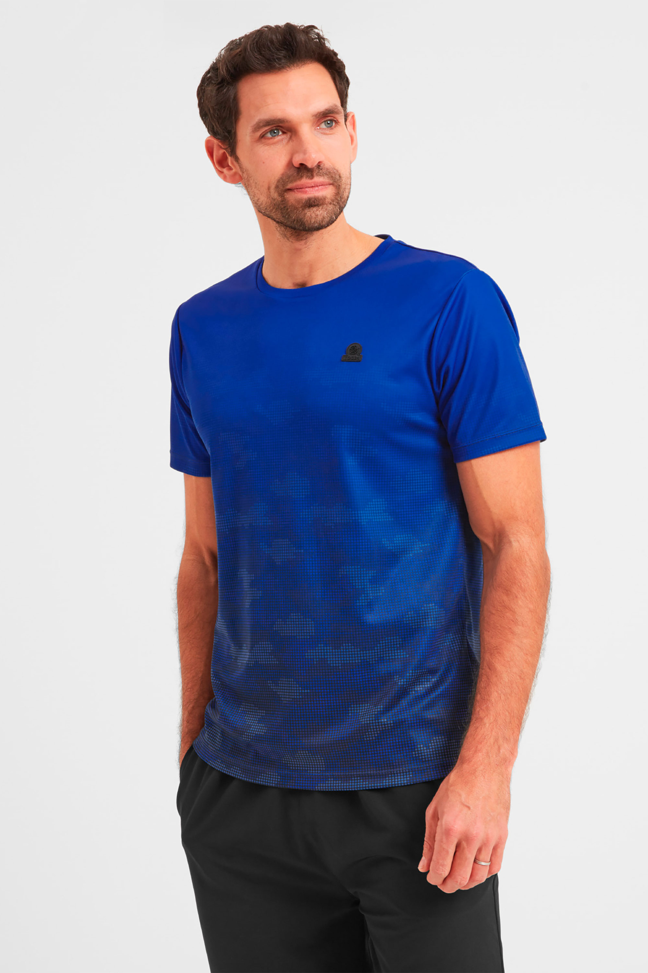 Tog24 Mens Kildwick Tech T-Shirt Blue - Size: Large