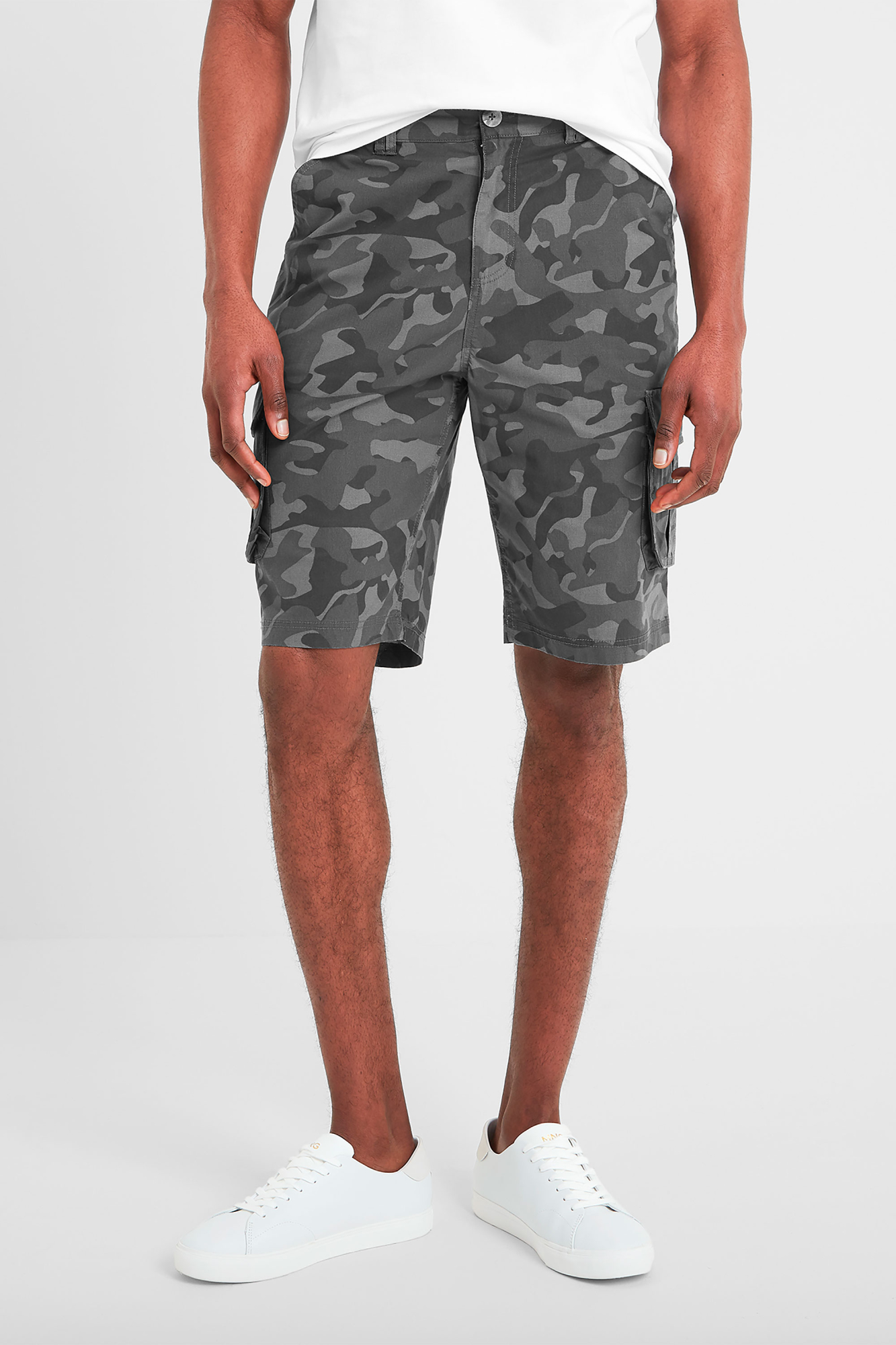 Tog24 Mens Knight Cargo Shorts Grey - Size: 2XL