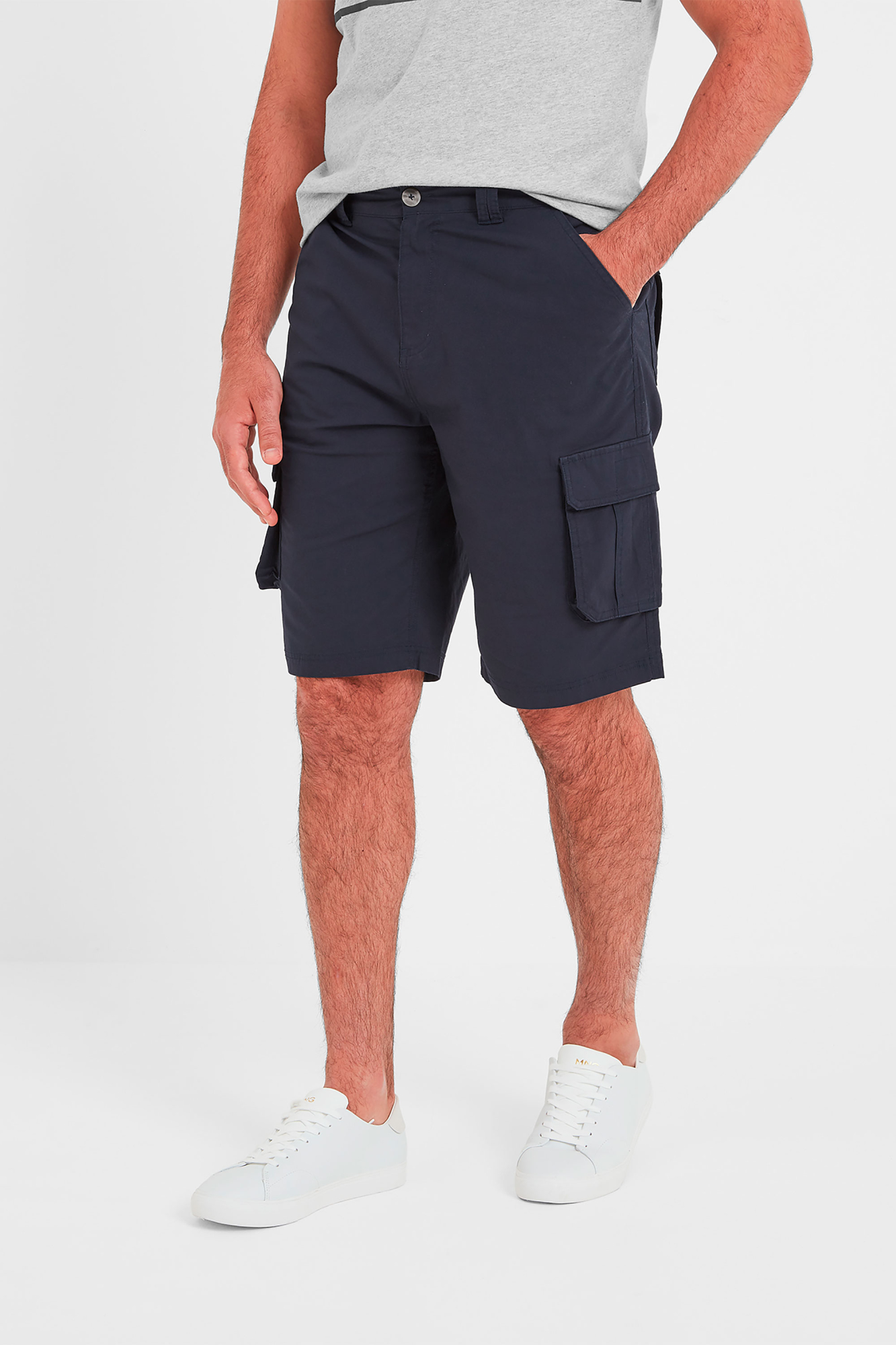 Tog24 Mens Noble Cargo Shorts Blue - Size: 3XL