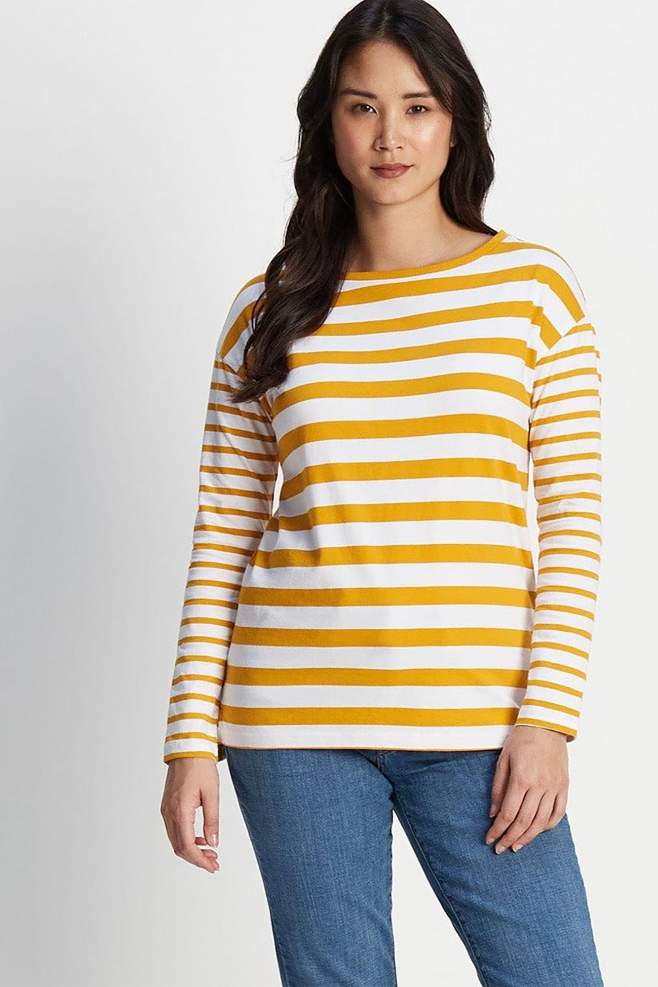 Tog24 Womens Pippa Long Sleeve T-shirt Yellow - Size: 16
