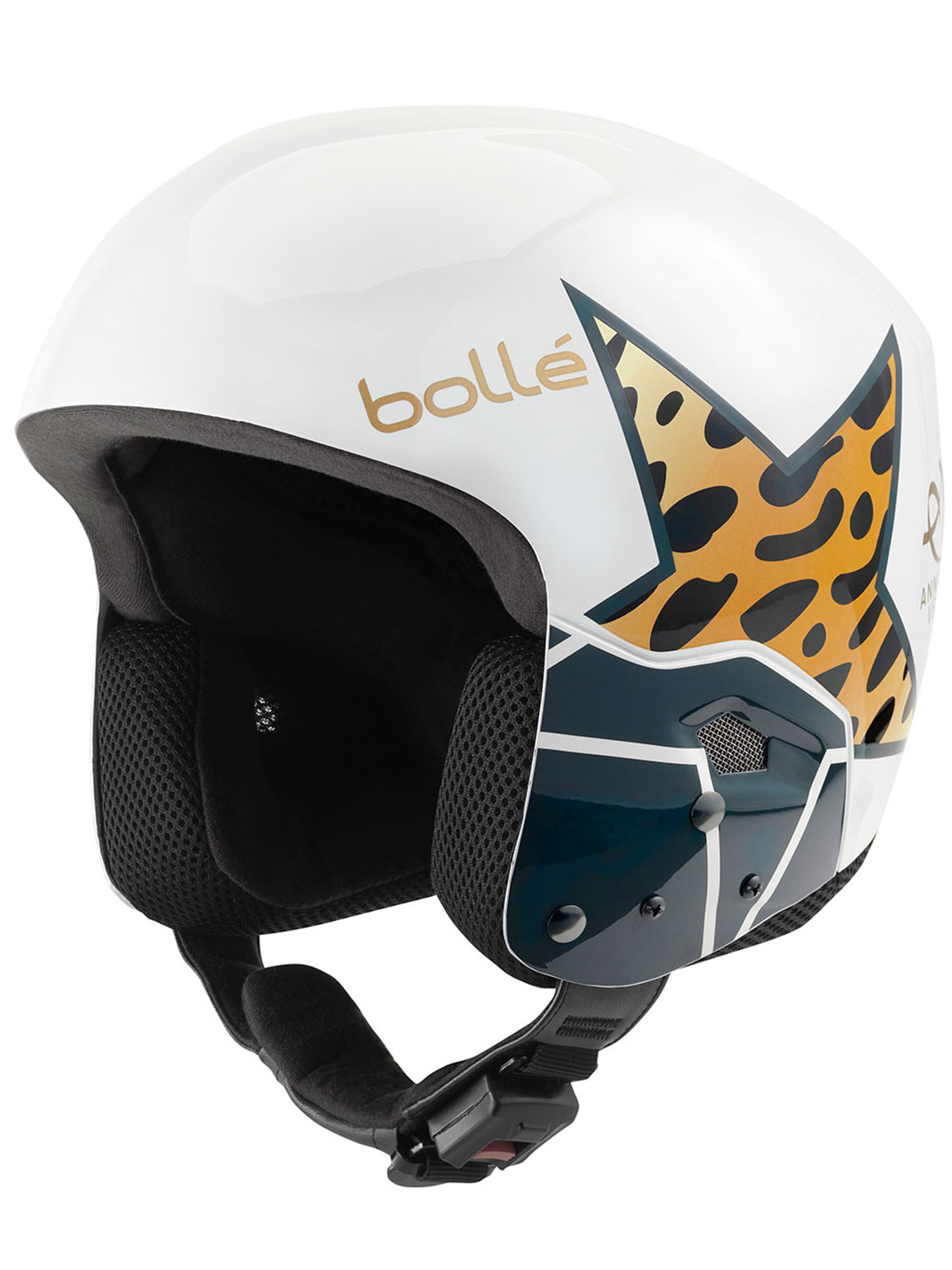 Bolle Womens Medalist Anna Veith Race Helmet White - Size: 53-54