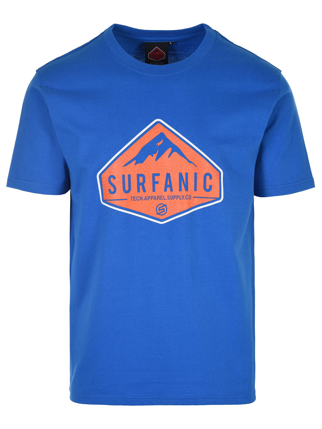 Surfanic Diamond Mens T-shirt Blue - Size: Small
