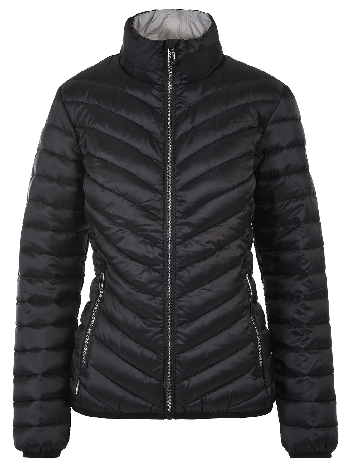 Surfanic Womens Ember Recycled Fill Jacket Black - Size: 18