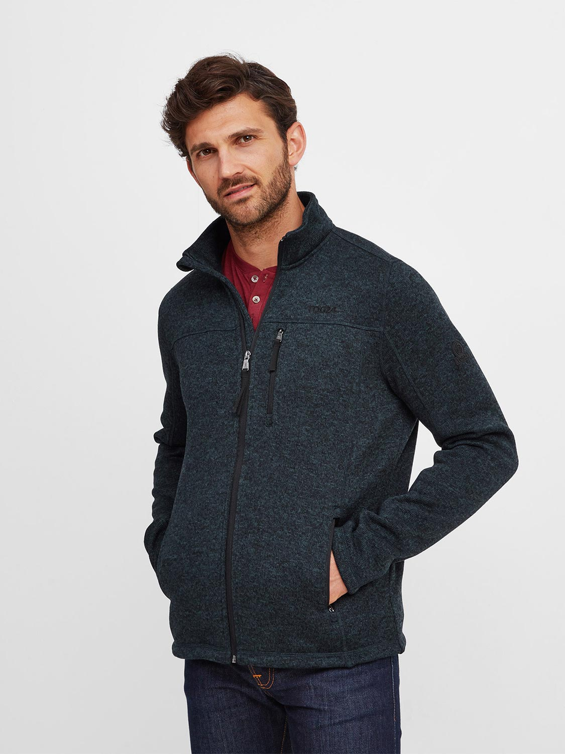 Sedman Knitlook Fleece Jacket - Size: 3XL Men’s Blue Tog24