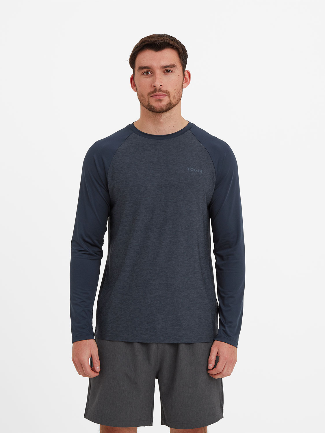 Baldwin Long Sleeve Tech T-shirt - Size: 2XL Men’s Blue Tog24
