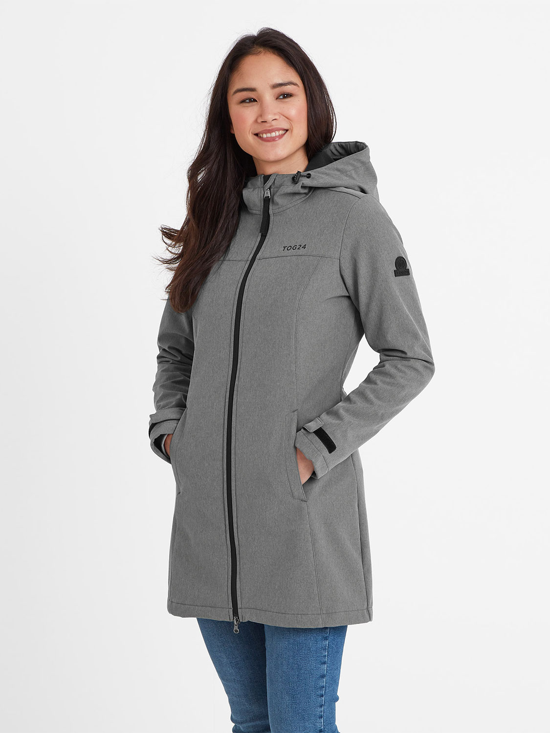Keld Softshell Long Jacket - Size: 12 Grey Tog24