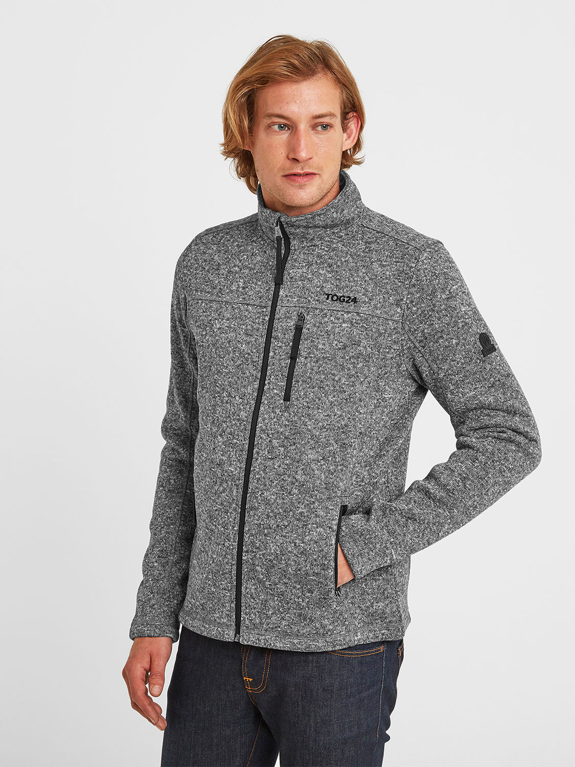 Sedman Knitlook Fleece Jacket - Size: 6XL Men’s Grey Tog24