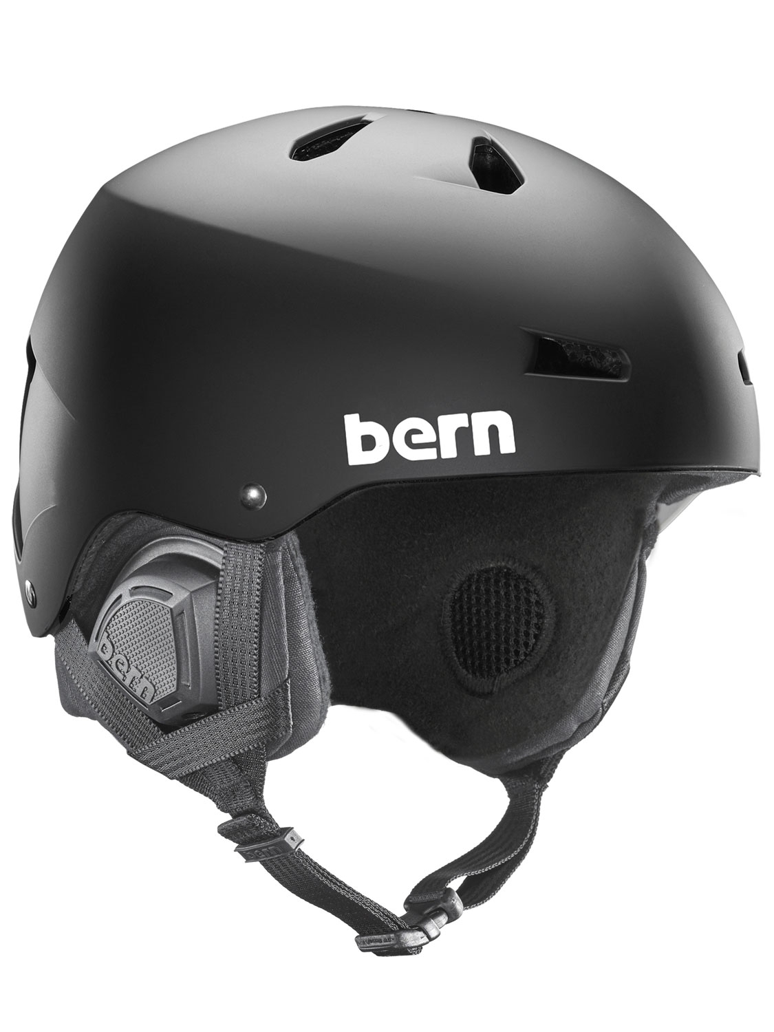Bern Mens Macon Eps Helmet With Liner Black - Size: Small