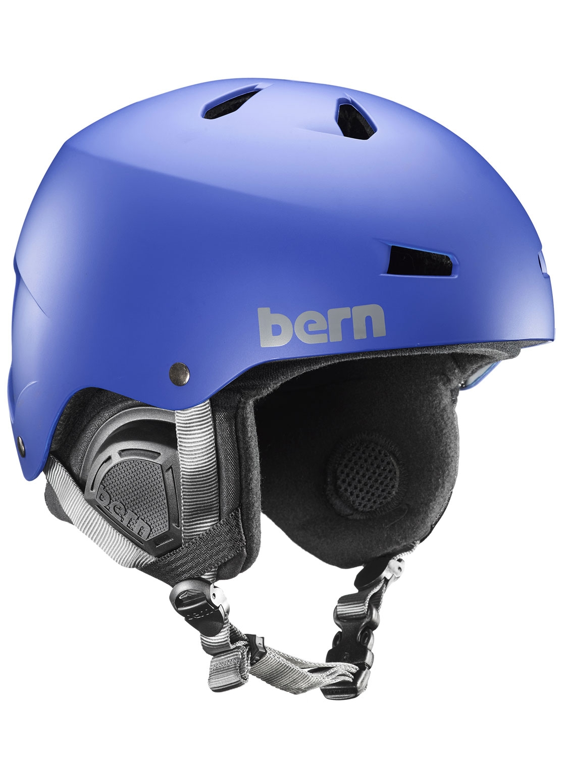 Bern Mens Macon Eps Helmet With Liner Blue - Size: Small