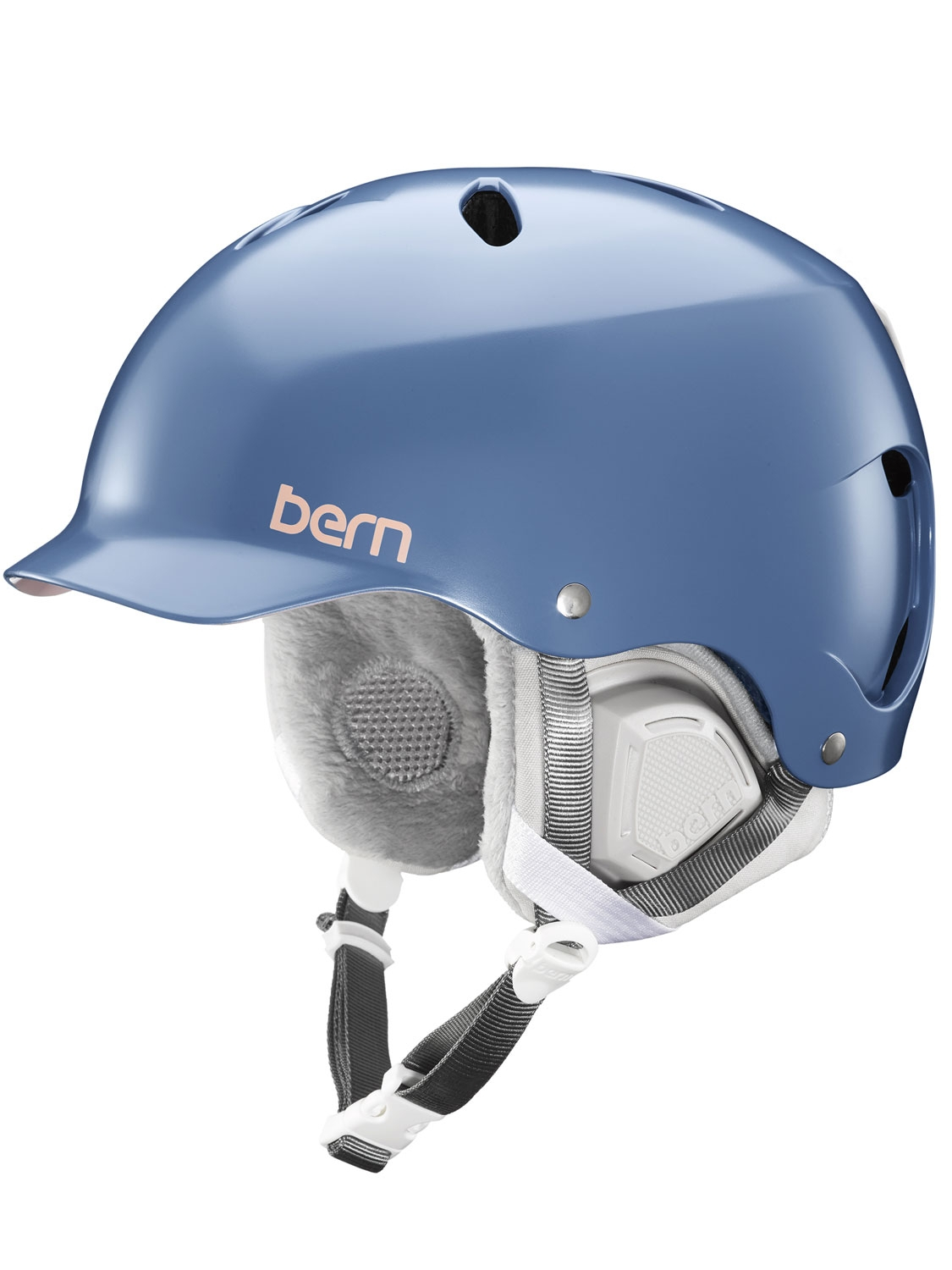 Bern Womens Lenox Eps Helmet With Liner Blue - Size: 10