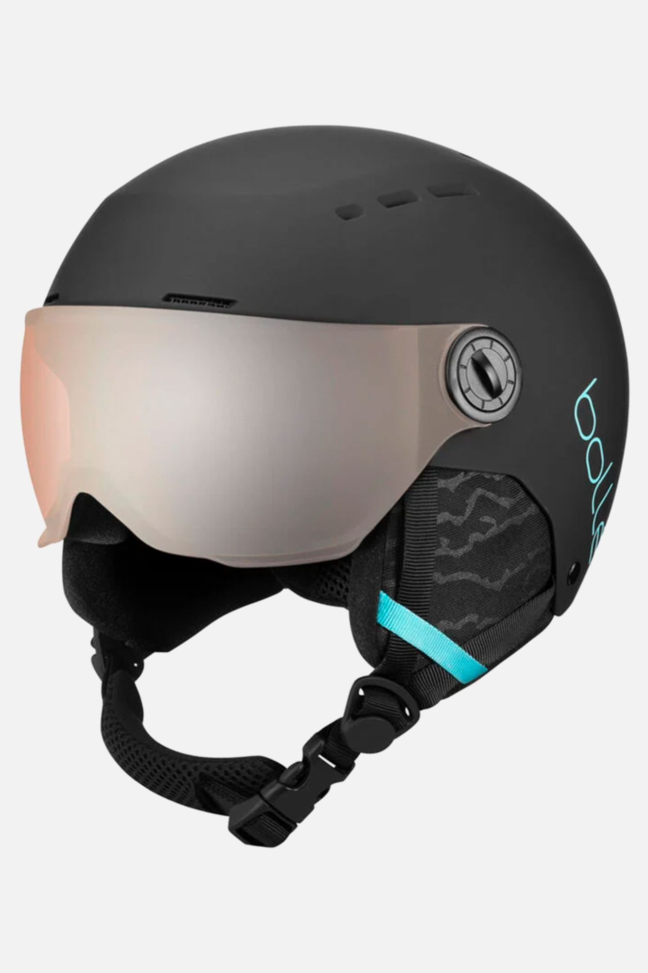 Bolle Unisex Quiz Visor Helmet Black - Size: 52-55