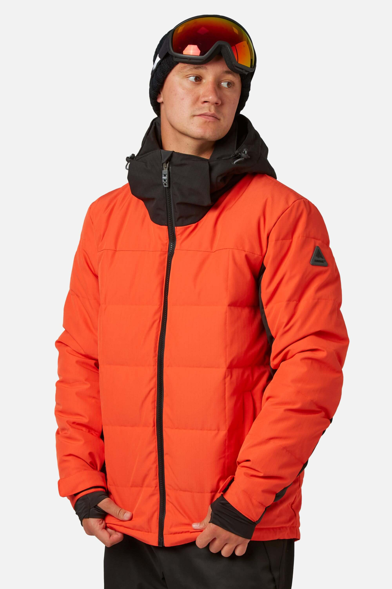 Surfanic Mens Burnout Surftex Jacket Orange - Size: XS