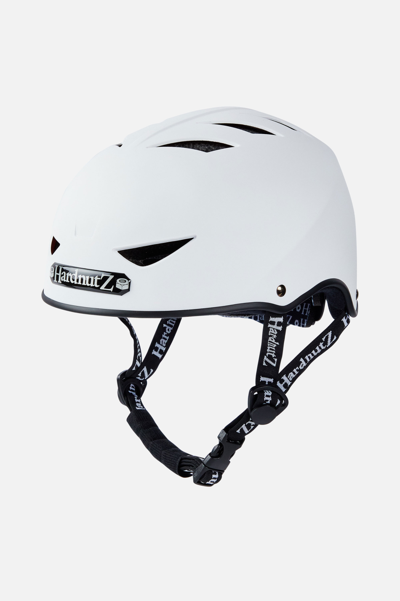 Hardnutz Unisex Street Helmet White - Size: Small