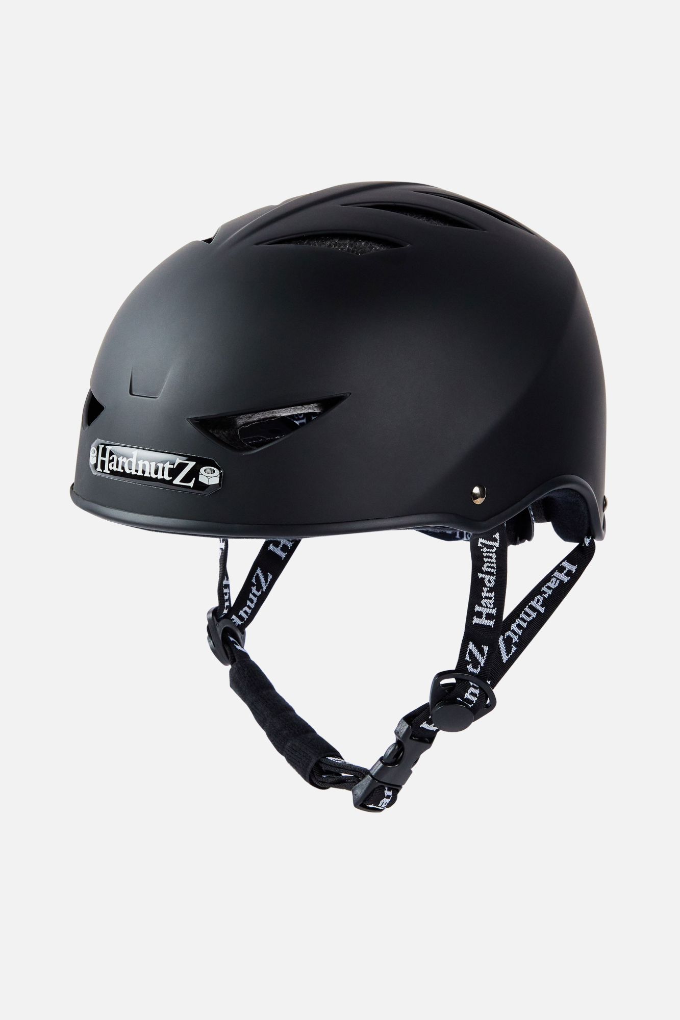 Hardnutz Unisex Street Helmet Black - Size: Small