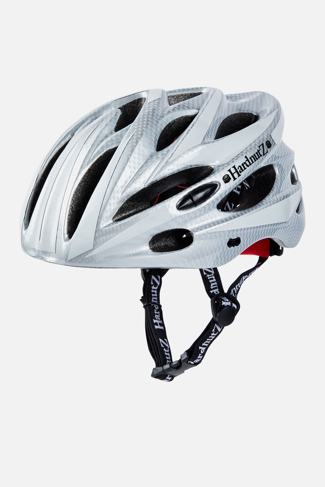 Hardnutz Unisex Cycle Helmet Silver - Size: 54-61