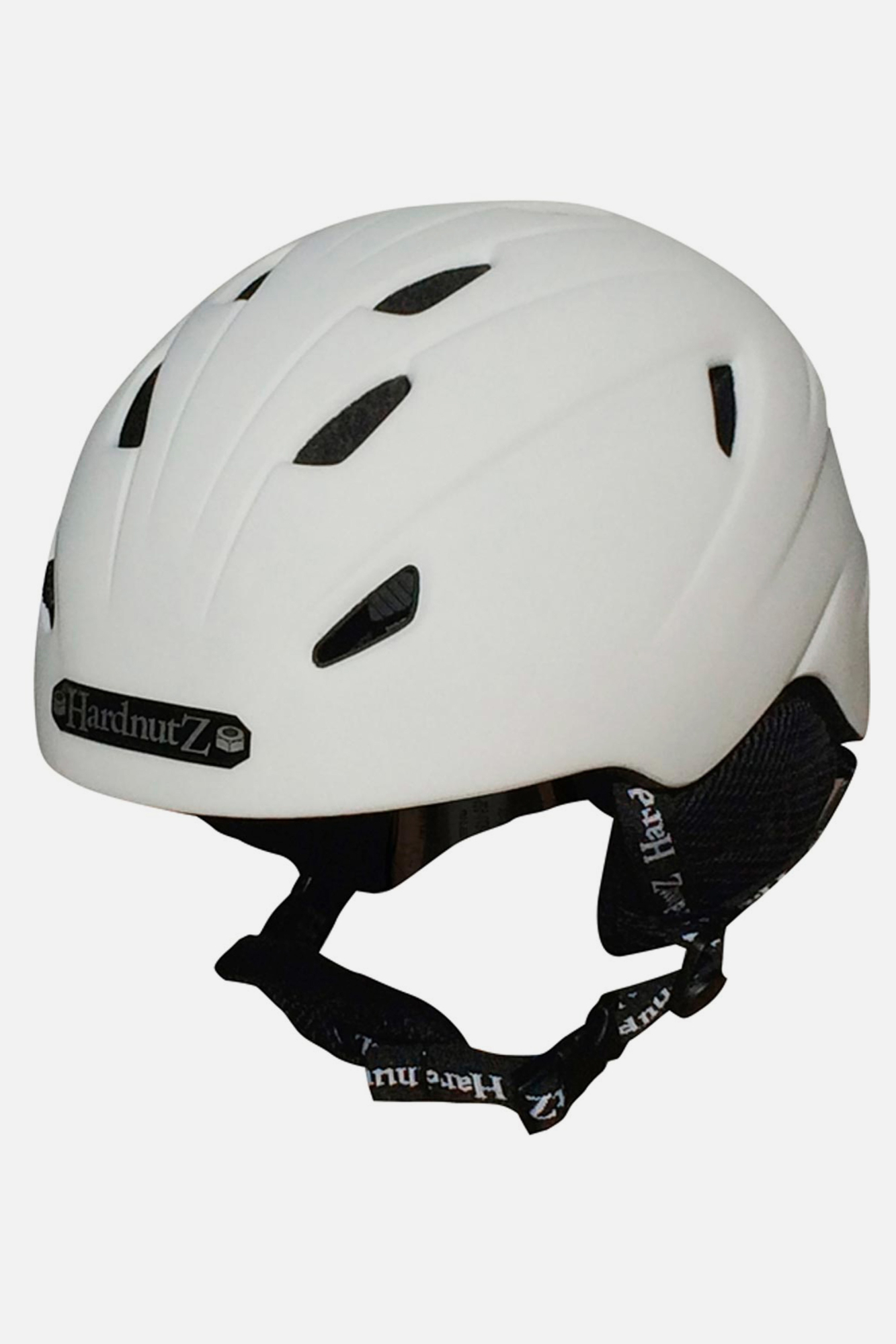 Hardnutz Rubber In Mould Helmet White - Size: Large