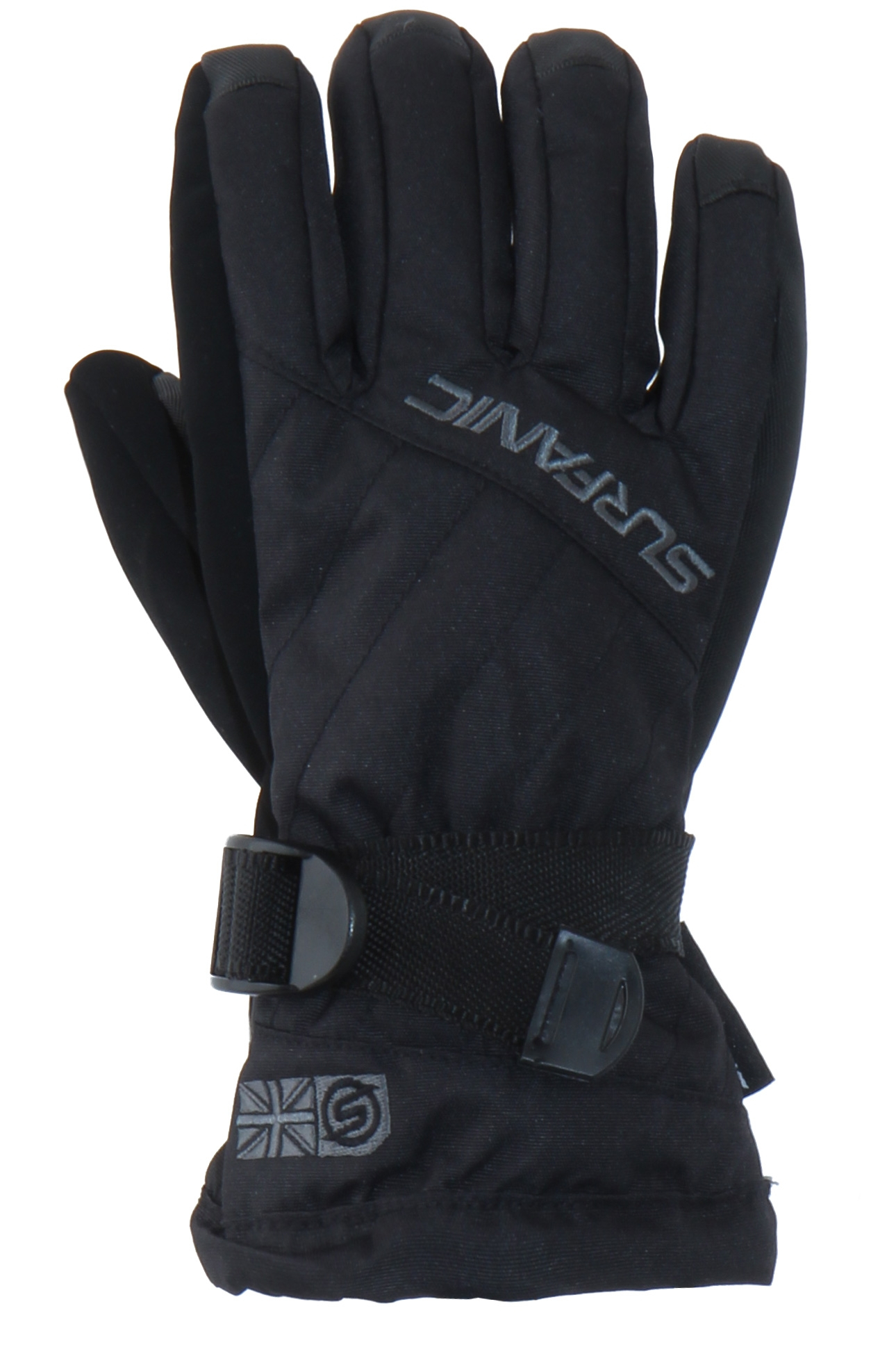 Surfanic Boys Snapper Surftex Glove Black - Size: 7-9