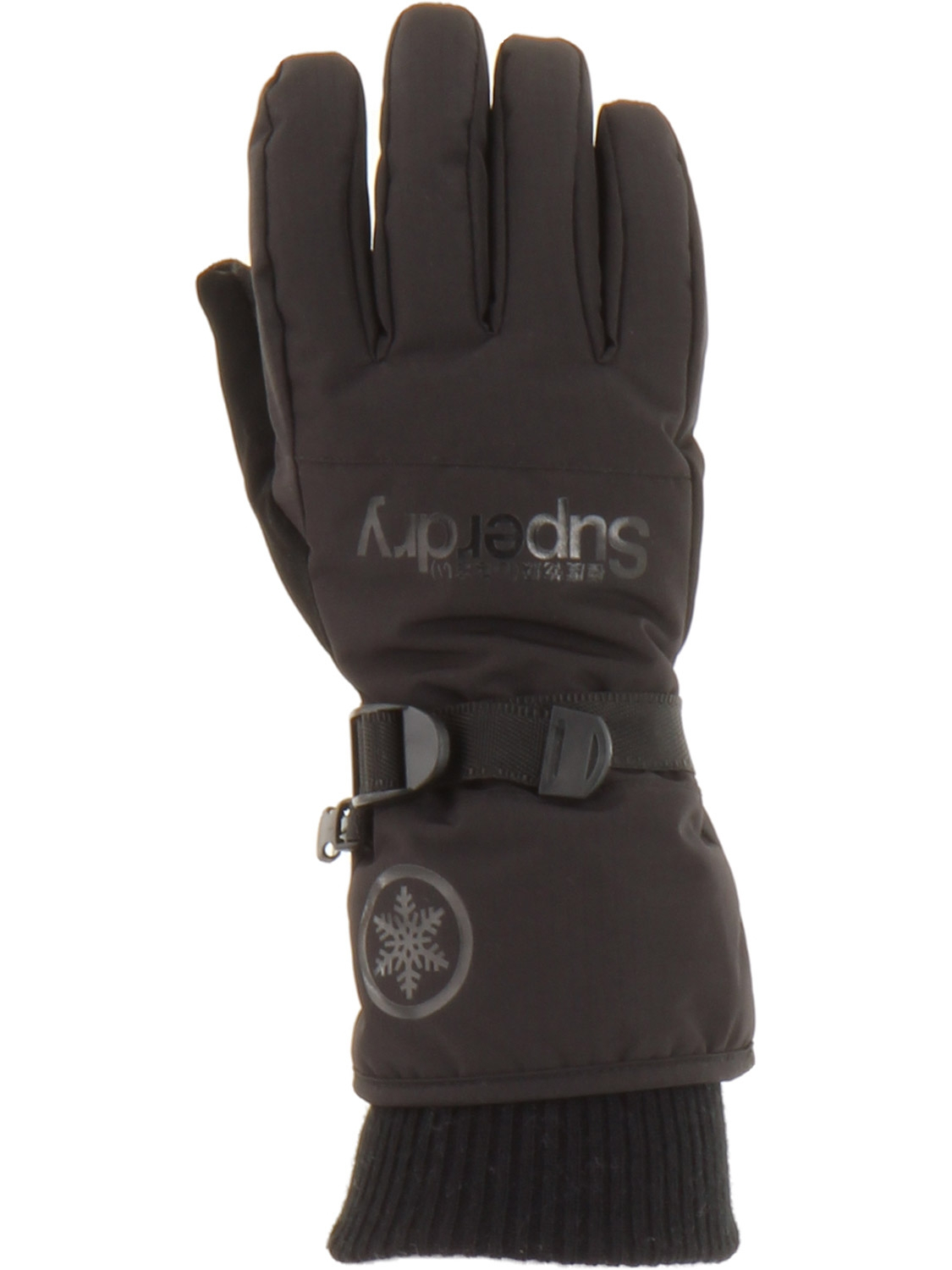 Superdry Mens Ultimate Snow Service Glove Black - Size: S-M