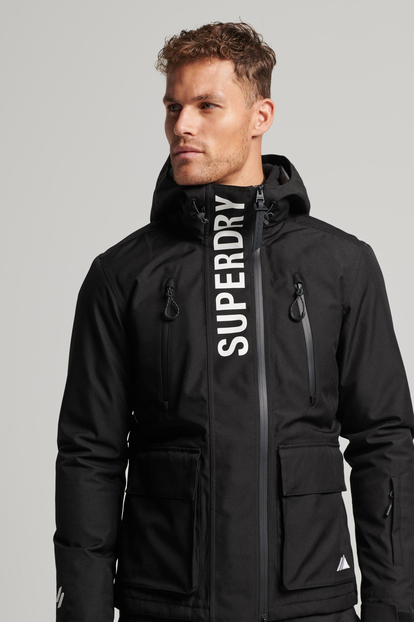Superdry Mens Rescue Jacket Black - Size: Small