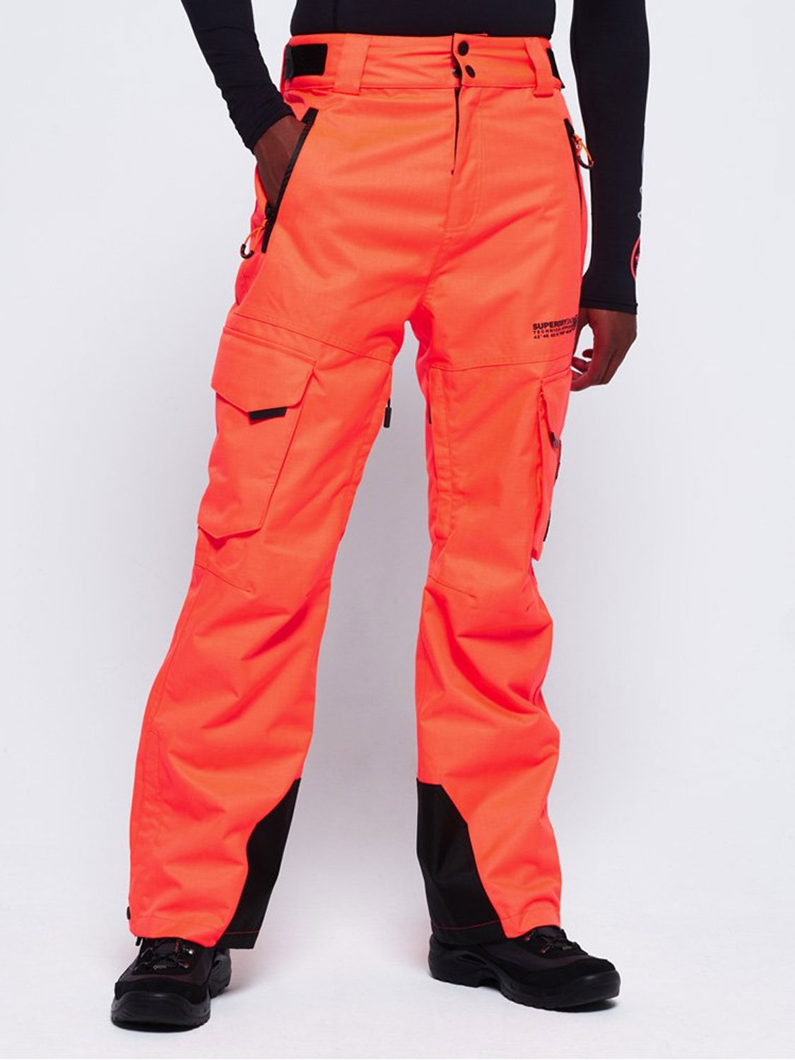 Superdry Mens Snow Pant Orange - Size: Large