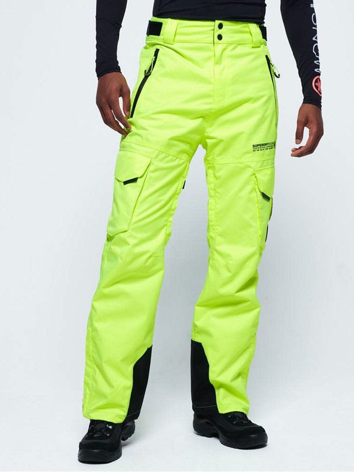 Superdry Mens Snow Pant Yellow - Size: 2XL