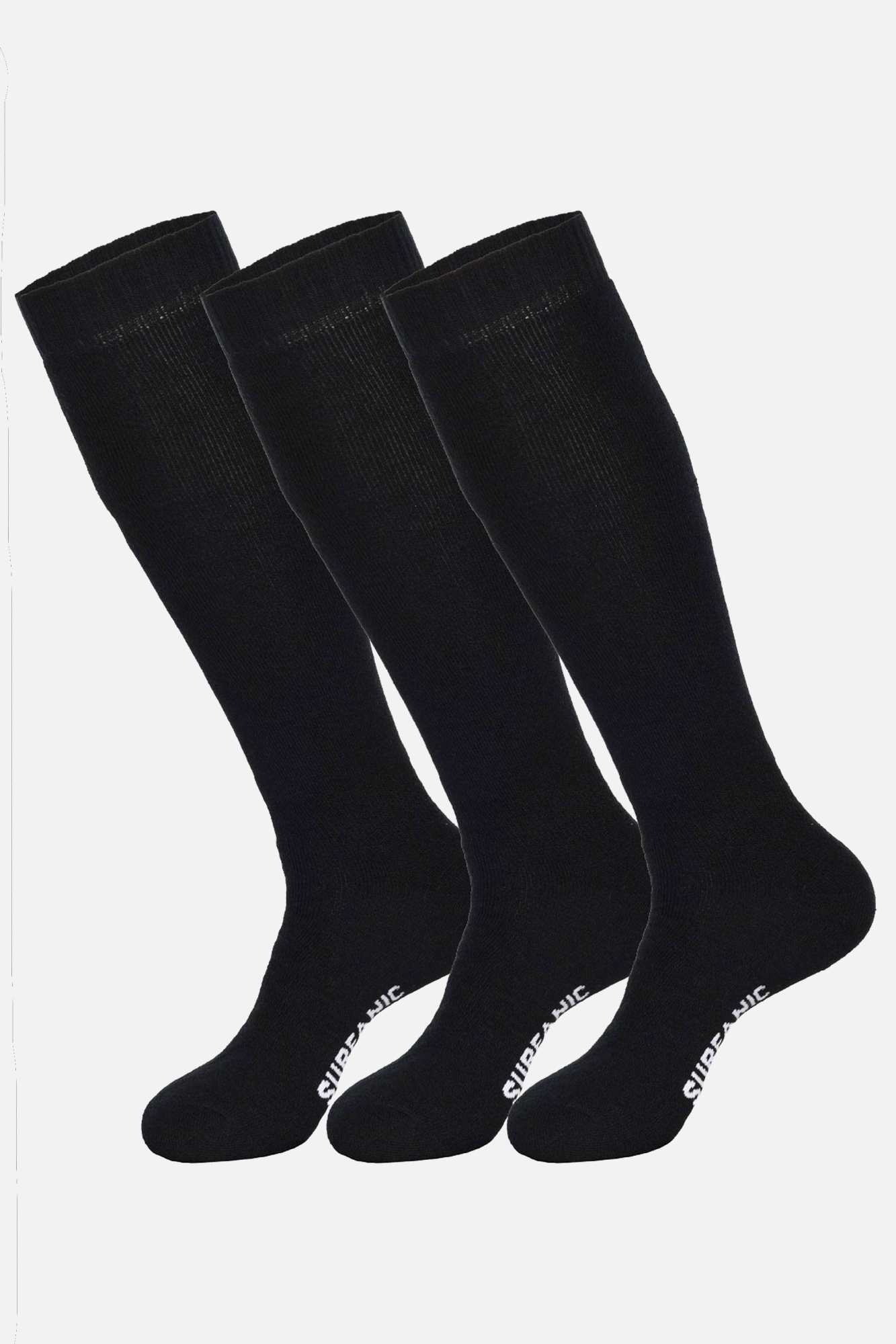 Surfanic Boys Junior Pro Tech 3pk Sock Black - Size: J8-11