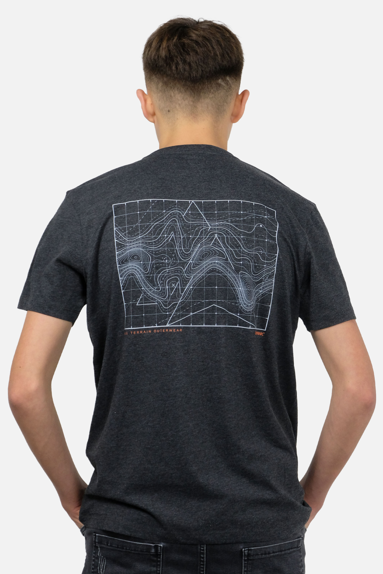 Surfanic Mens Grid Logo T-shirt Black - Size: Medium