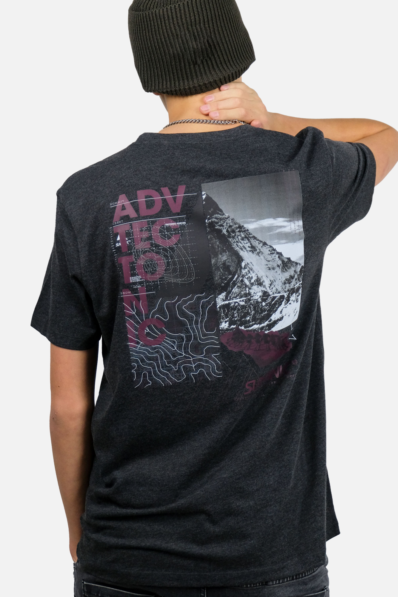 Surfanic Mens Tectonic T-shirt Black - Size: Large