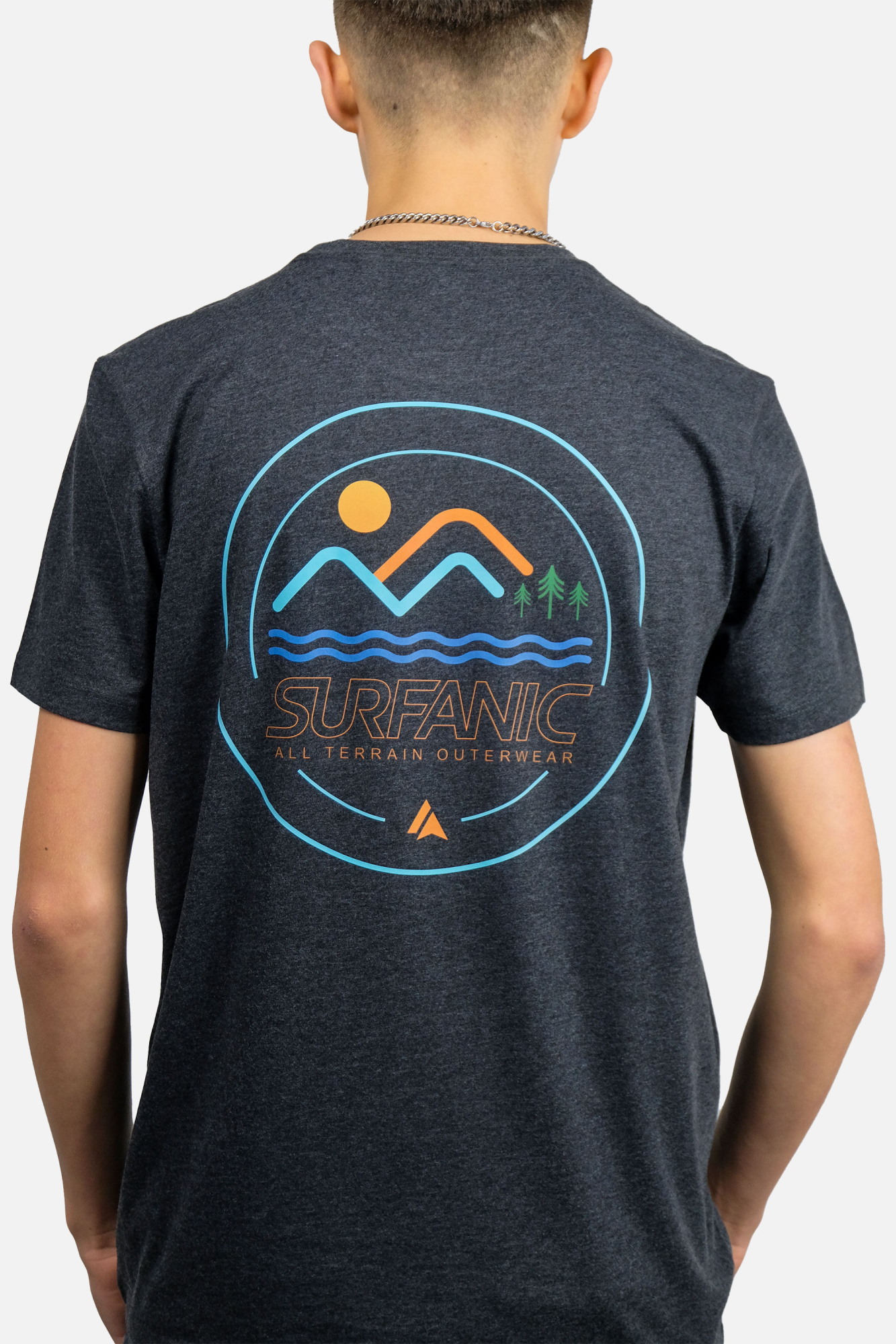 Surfanic Mens Disc T-shirt Black - Size: 2XL
