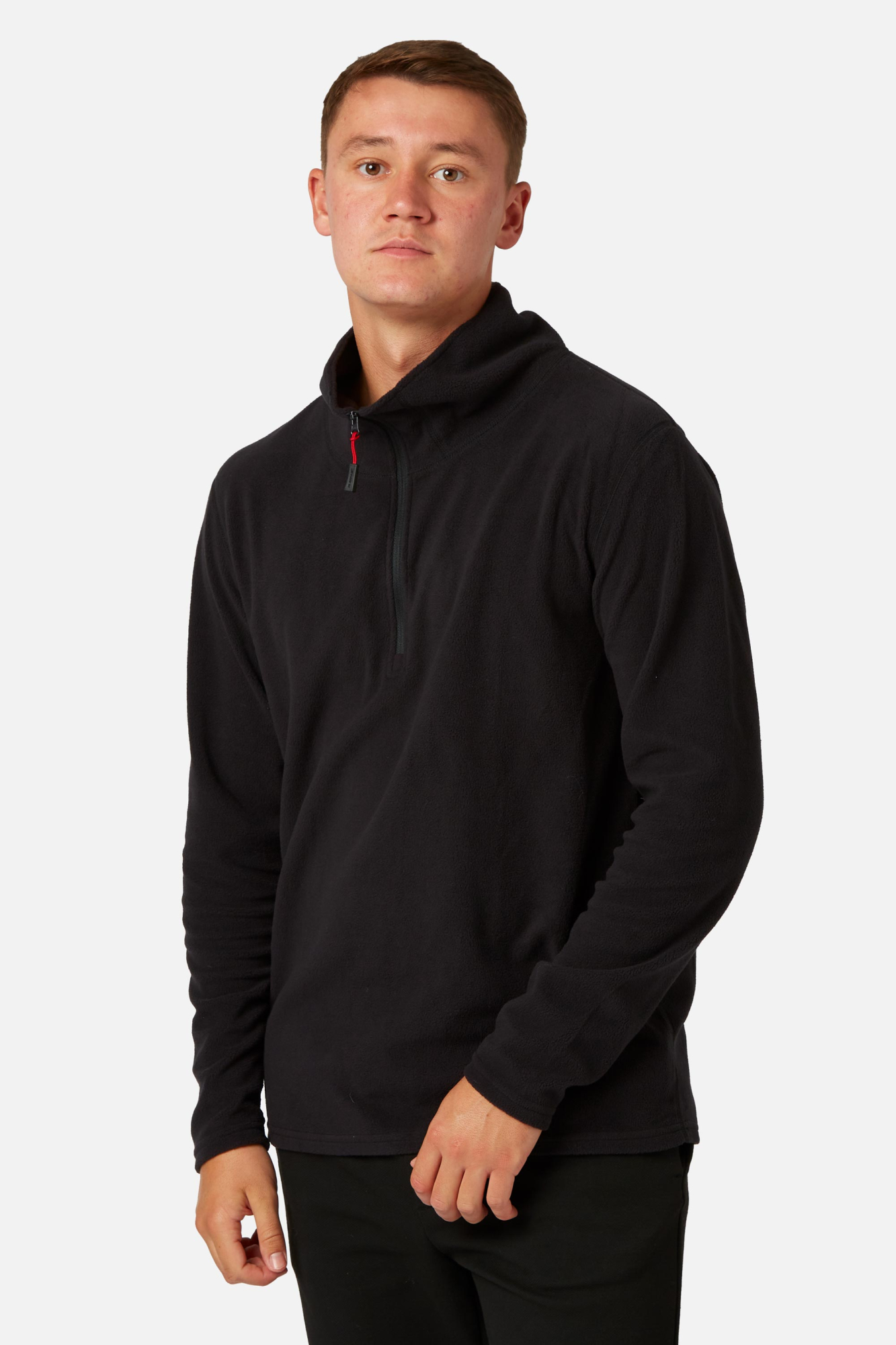 Surfanic Thermal Mens Zip Micro Fleece Black - Size: XS