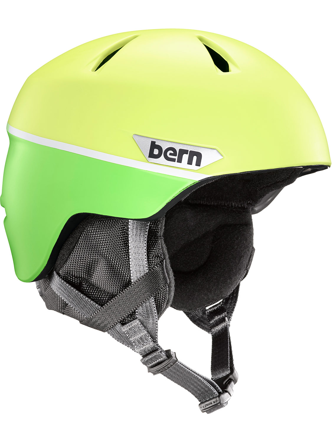 Bern Boys Weston Junior Helmet Green - Size: XS-S