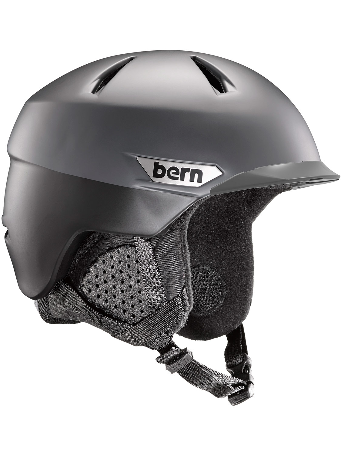 Bern Mens Weston Peak Helmet Black - Size: Small