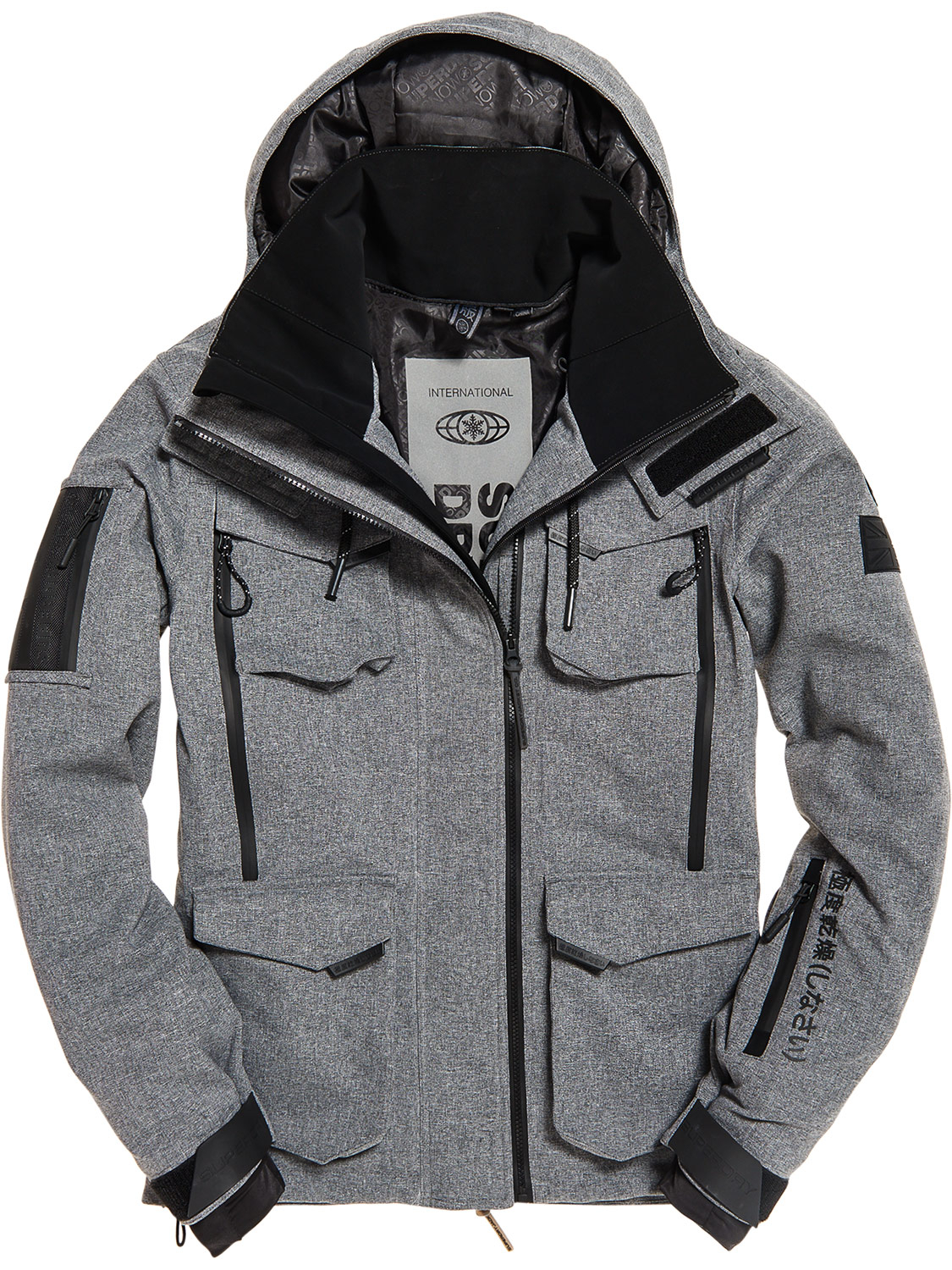 Mens Ultimate Snow Action Jacket Grey